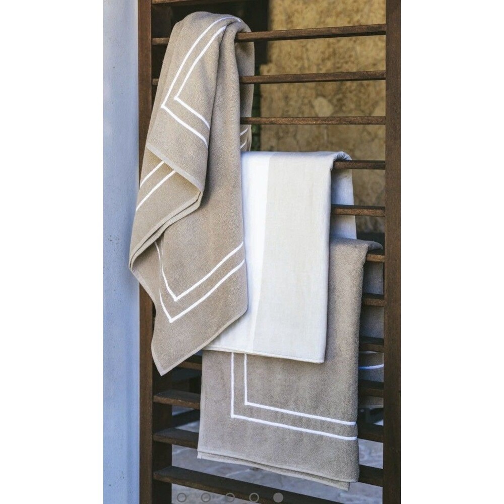 Kassatex New York Amalfi Beach Towel Cloth Oversize 40" x 70" Linen NWT